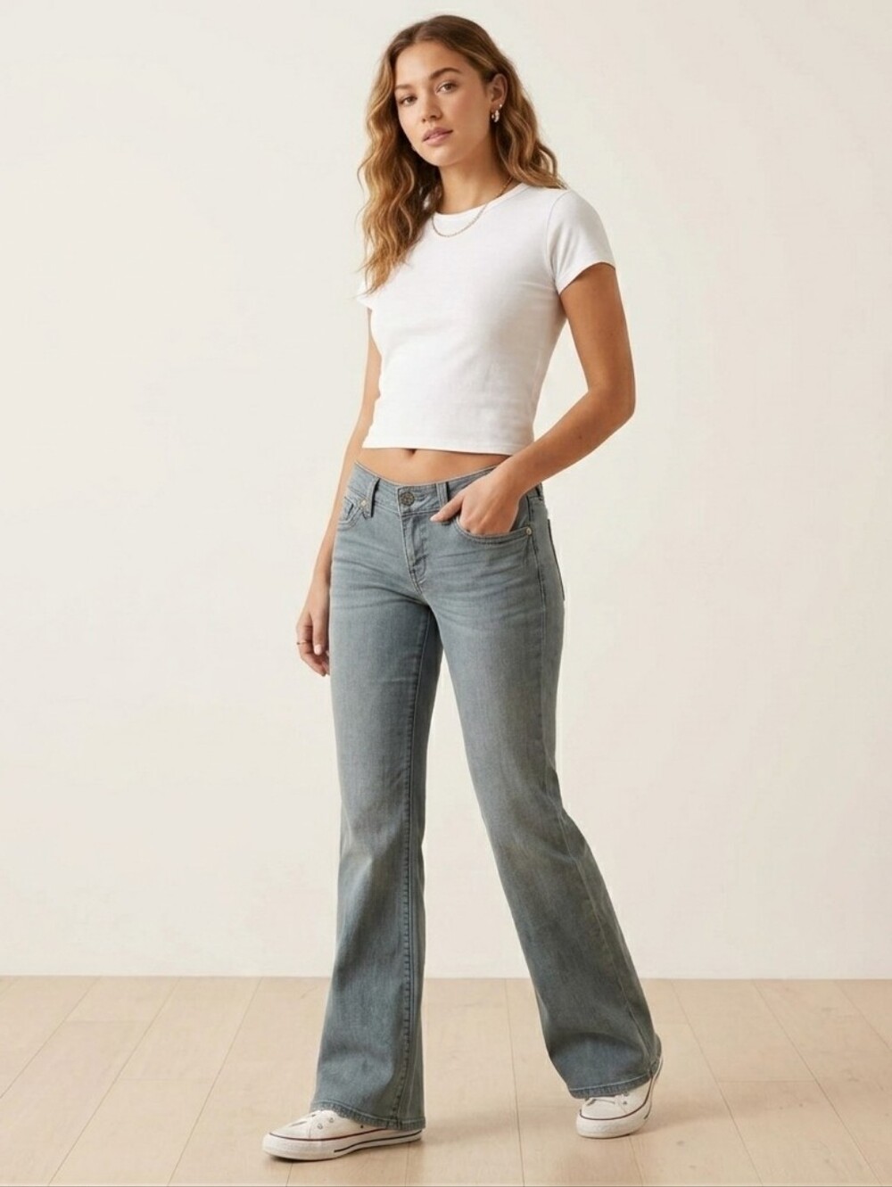 Vtg Chip & Pepper Low Rise Flare Jeans 28